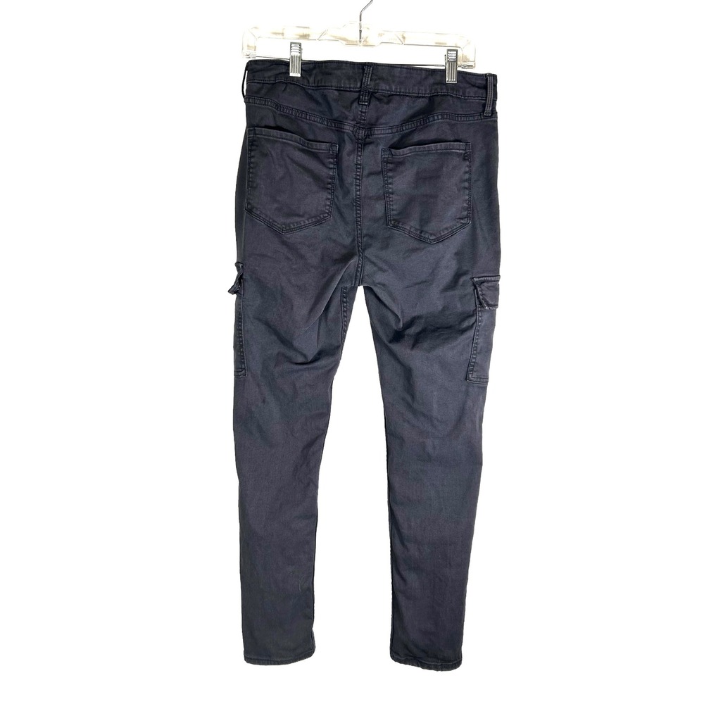 Old Navy Rockstar Super Skinny High Rise Cargo Pants Dark Grey Women‎ Size 10 - Picture 3 of 8